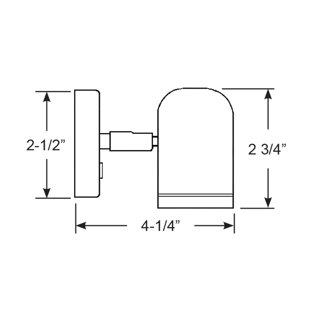 Tri-Water Marine | Scandvik LED Brass Reading Light - 10-30V [19052P]