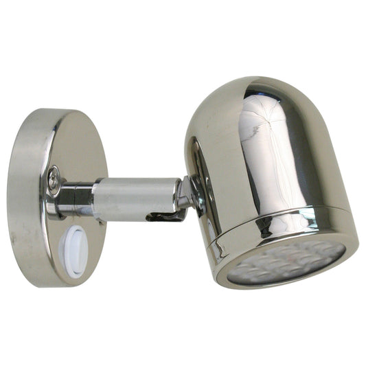 Tri-Water Marine | Scandvik LED 304 Stainless Steel LED Reading Light - 8-30V [19053P]