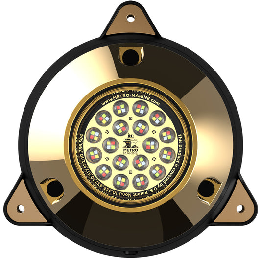 Metro Marine High-Output Surface Mount Underwater Light w/Intelligent Full Spectrum LEDs - RGBW, 90 Beam [F-SMR1-FS-90]