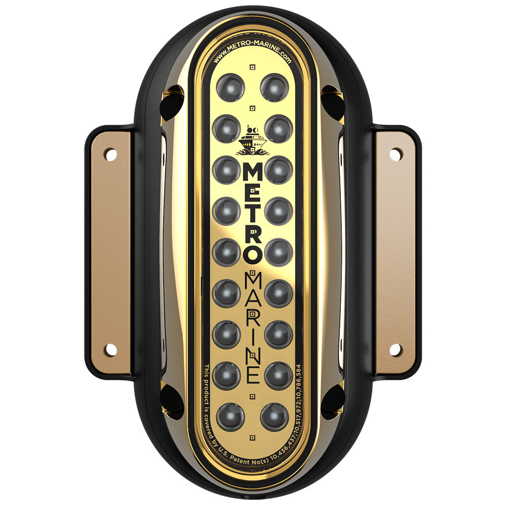 Metro Marine High-Output Vertical Surface Mount Light w/Intelligent Monochromatic LEDs - Aqua, 90 Beam [F-SME1-V-A3-90]