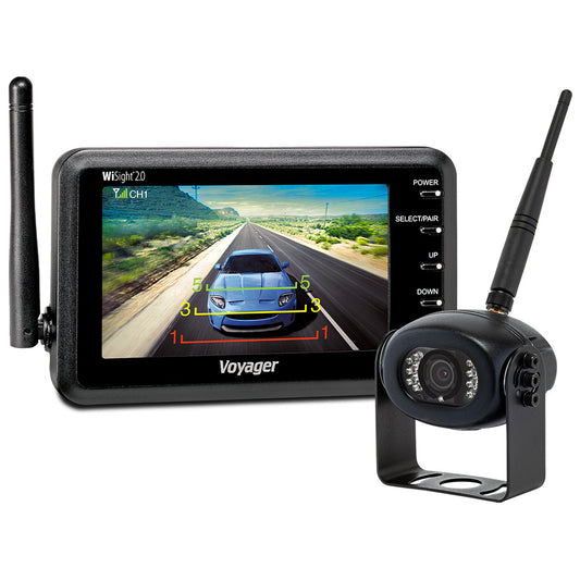 Tri-Water Marine | Voyager WiSight 2.0 - 4.3" Monitor w/Camera - Wireless [WVSXS43]