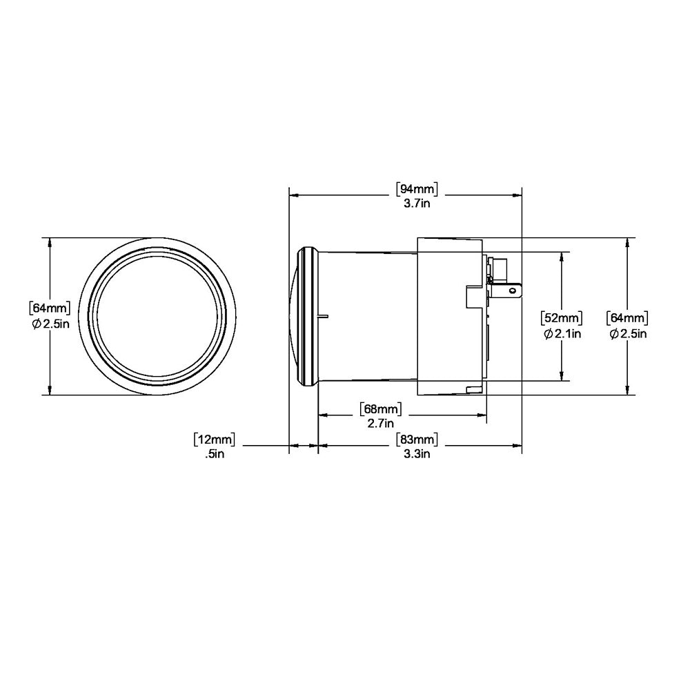 Tri-Water Marine | Ritchie X-23WW RitchieSport Compass - Dash Mount - White/Black [X-23WW]