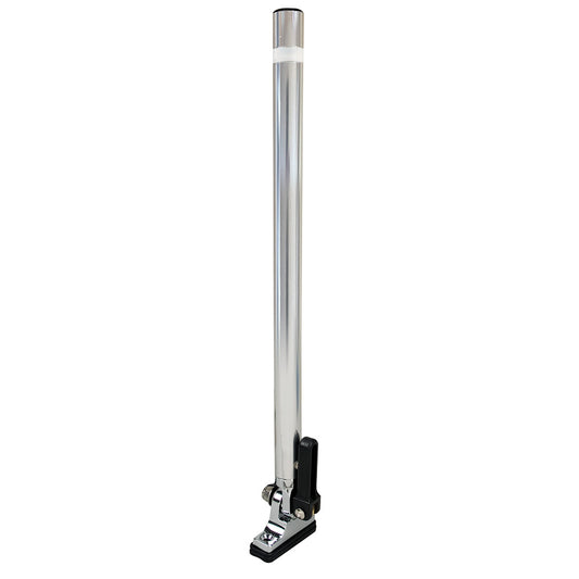 Tri-Water Marine | Perko 14" Folding Mount Pole Light - White All Round Light w/Quick Adjust Mount [1672DP0ALU]