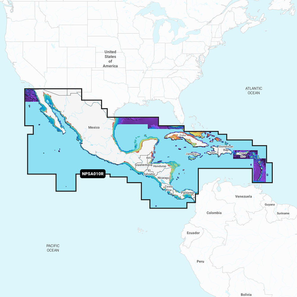 Tri-Water Marine | Navionics Platinum+ NPSA010R - Central America Caribbean [010-C1459-40]