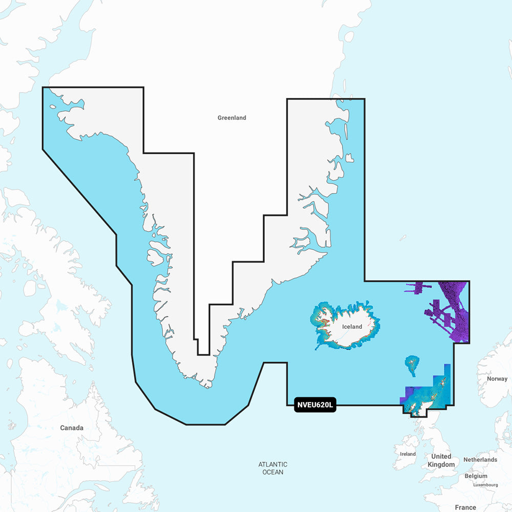 Tri-Water Marine | Garmin Navionics Vision+ NVEU620L Greenland Iceland [010-C1270-00]