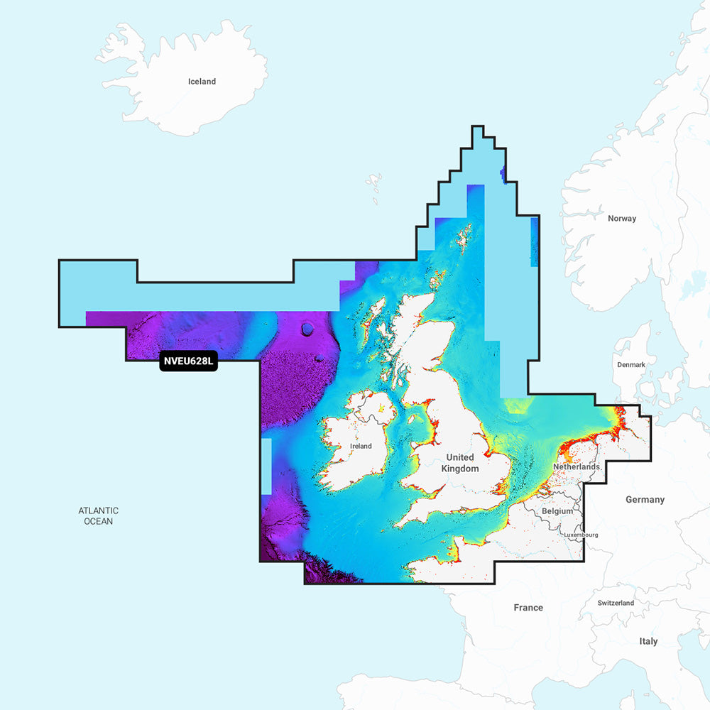 Tri-Water Marine | Garmin Navionics Vision+ NVEU628L U.K., Ireland Holland [010-C1271-00]