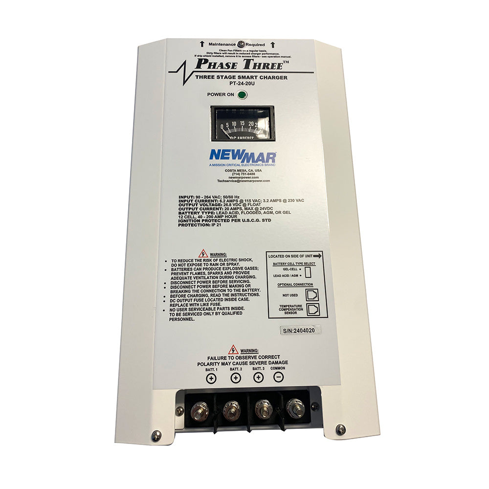 Tri-Water Marine | Newmar PT-24-20U Battery Charger [PT-24-20U]