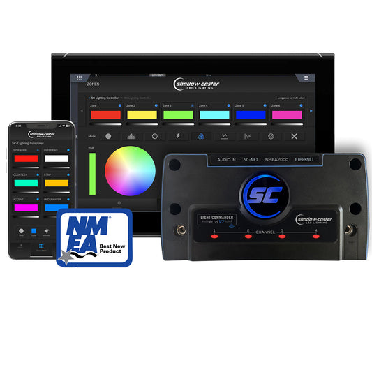 Tri-Water Marine | Shadow-Caster Light Commander V2 Multi-Zone Lighting Controller w/N2K - Ethernet Connectivity [SCM-LC-N2K-PLUS-V2]