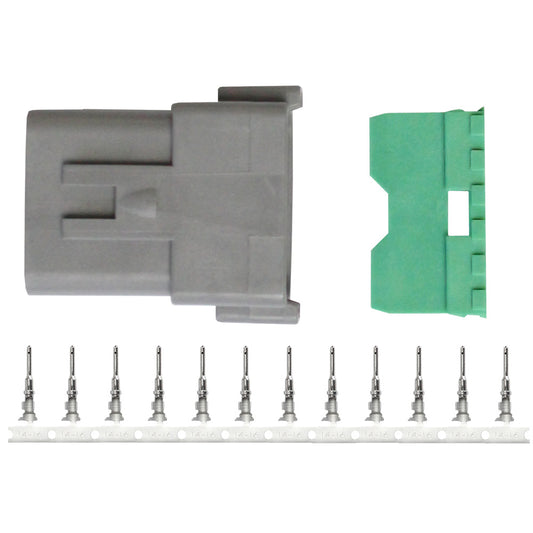 Tri-Water Marine | Pacer DT Deutsch Receptacle Repair Kit - 14-18 AWG (12 Position) [TDT04F-12RP]