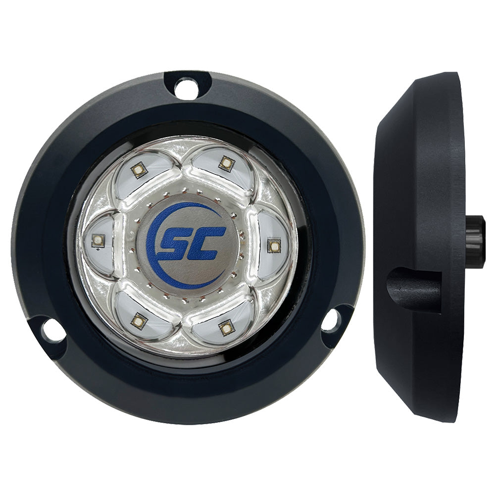 Tri-Water Marine | Shadow-Caster SC2 Series Polymer Composite Surface Mount Underwater Light - Bimini Blue [SC2-BB-CSM]