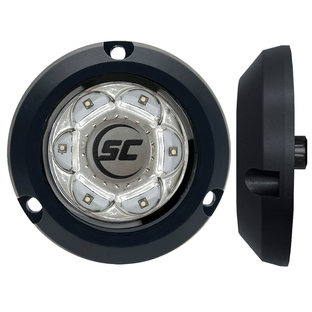 Tri-Water Marine | Shadow-Caster SC2 Series Polymer Composite Surface Mount Underwater Light - Great White [SC2-GW-CSM]