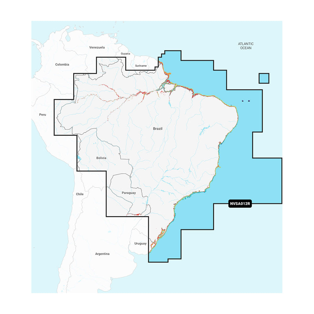 Tri-Water Marine | Garmin Navionics Vision+ NVSA012R Brazil [010-C1453-00]