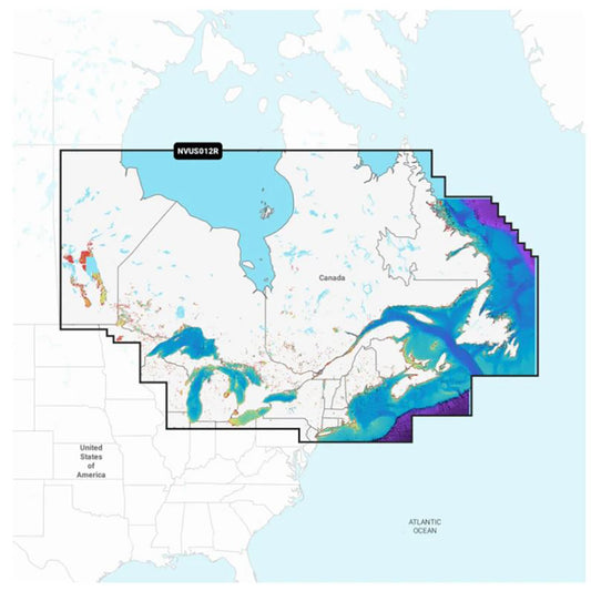 Tri-Water Marine | Garmin Navionics Vision+ NVUS012R Canada, East Great Lakes [010-C1484-00]