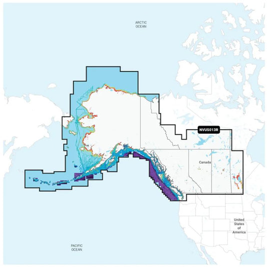 Tri-Water Marine | Garmin Navionics Vision+ NVUS013R Canada, West Alaska [010-C1485-00]