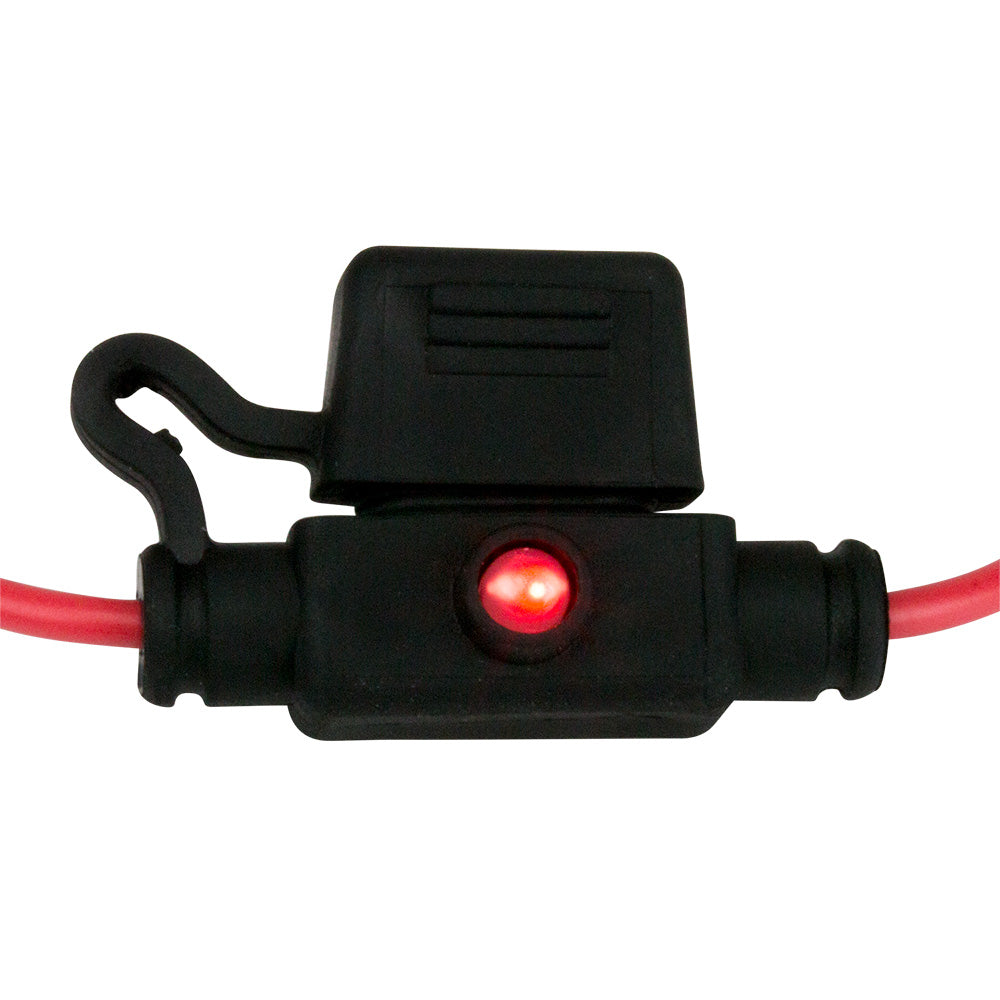 Tri-Water Marine | Sea-Dog ATM Mini Style Inline LED Fuse Holder - Up to 30A [445097-1]