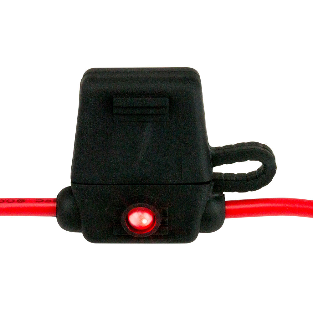 Tri-Water Marine | Sea-Dog ATO/ATC Style Inline LED Fuse Holder - Up to 30A [445197-1]