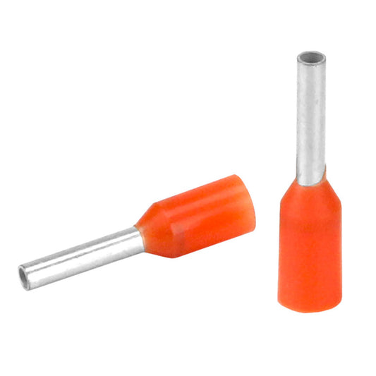 Tri-Water Marine | Pacer Orange 20-22 AWG Wire Ferrule - 6mm Length - 25 Pack [TFRL22-6MM-25]