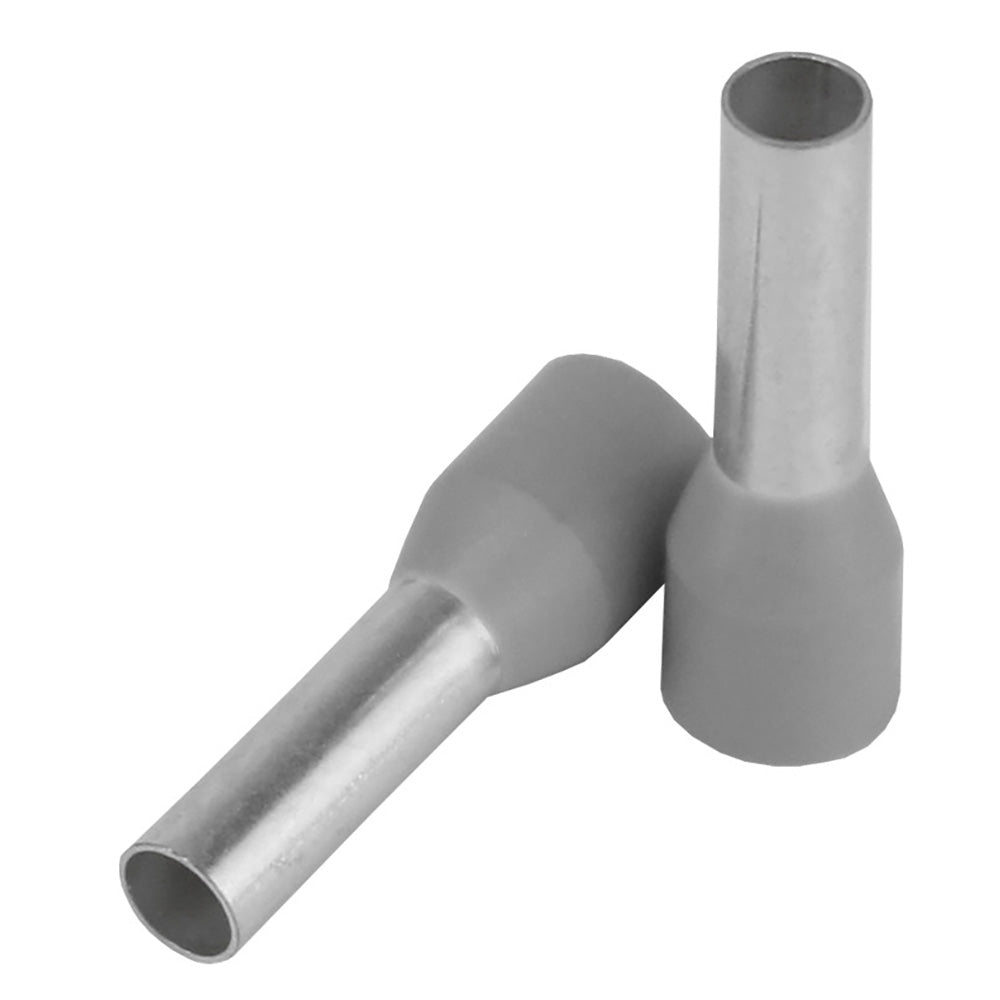 Tri-Water Marine | Pacer Grey 12 AWG Wire Ferrule - 10mm Length - 25 Pack [TFRL12-10MM-25]