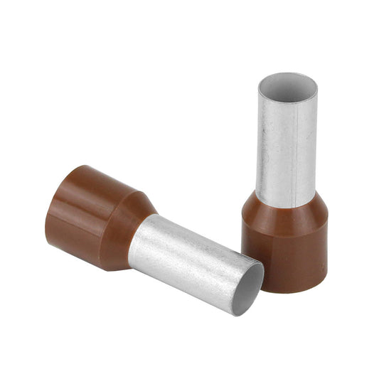 Tri-Water Marine | Pacer Brown 4 AWG Wire Ferrule - 16mm Length - 10 Pack [TFRL4-16MM-10]