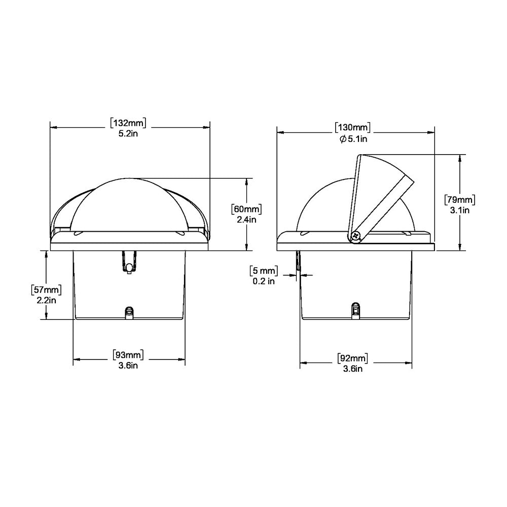 Tri-Water Marine | Ritchie SS-1002 SuperSport Compass - Flush Mount - Black [SS-1002]