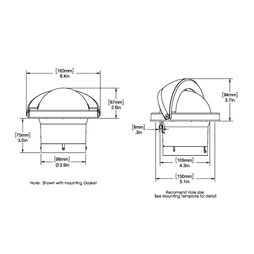 Tri-Water Marine | Ritchie SS-2000 SuperSport Compass - Flush Mount - Black [SS-2000]