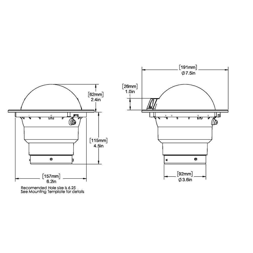 Tri-Water Marine | Ritchie SS-5000 SuperSport Compass - Flush Mount - Black [SS-5000]