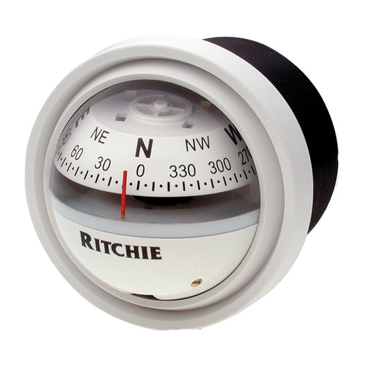 Tri-Water Marine | Ritchie V-57W.2 Explorer Compass - Dash Mount - White [V-57W.2]