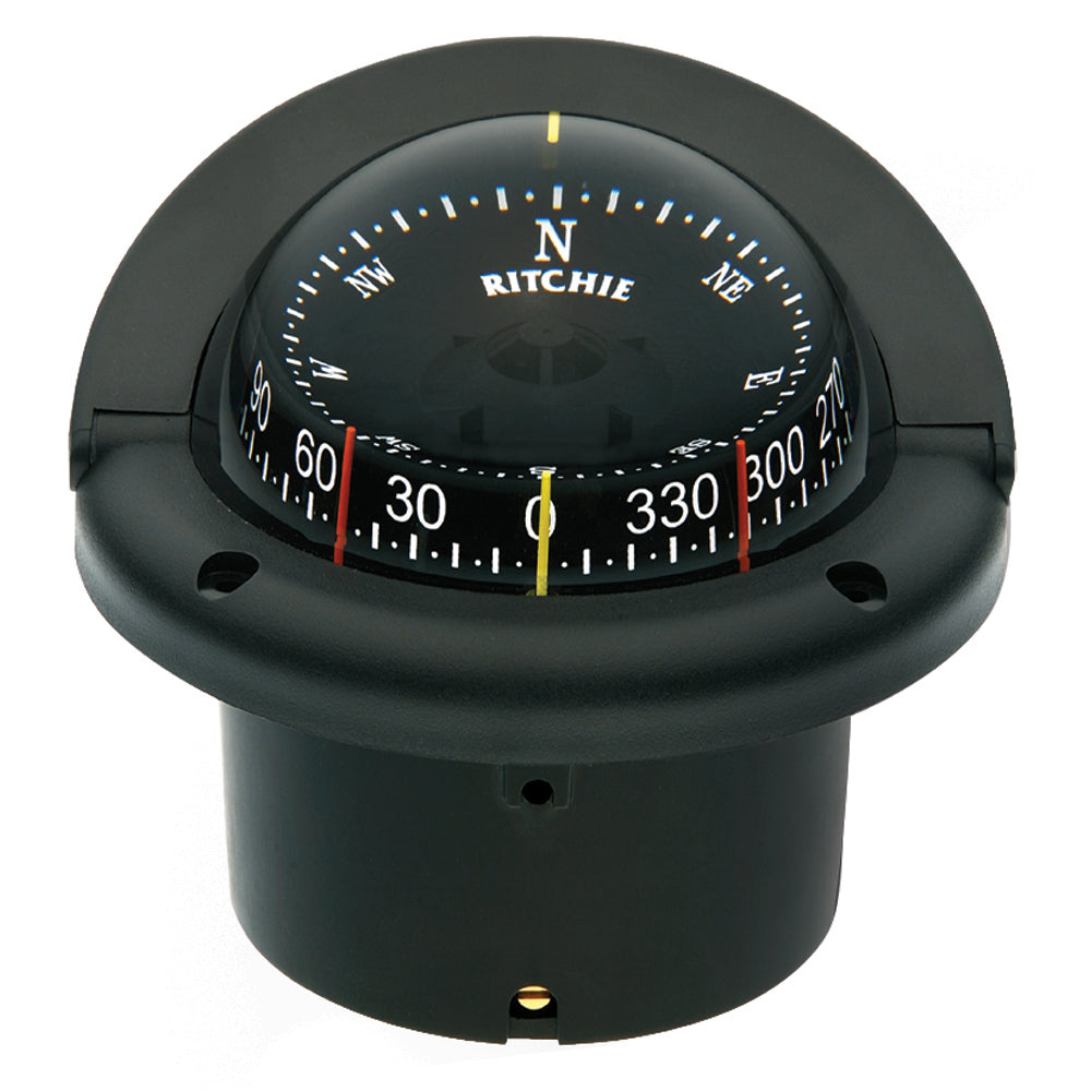 Tri-Water Marine | Ritchie HF-743 Helmsman Combidial Compass - Flush Mount - Black [HF-743]