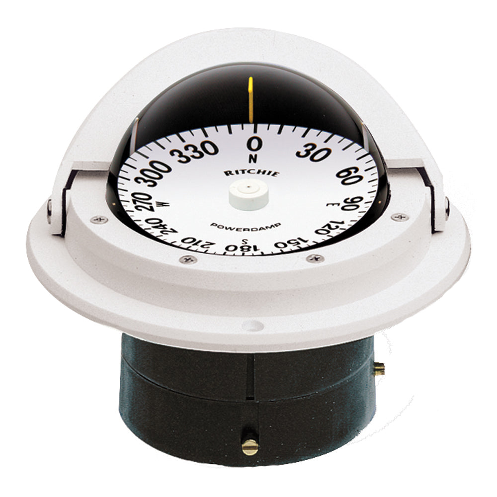 Tri-Water Marine | Ritchie F-82W Voyager Compass - Flush Mount - White [F-82W]