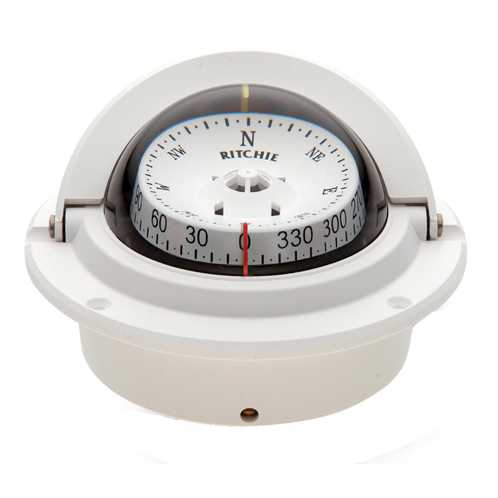 Tri-Water Marine | Ritchie F-83W Voyager Compass - Flush Mount - White [F-83W]