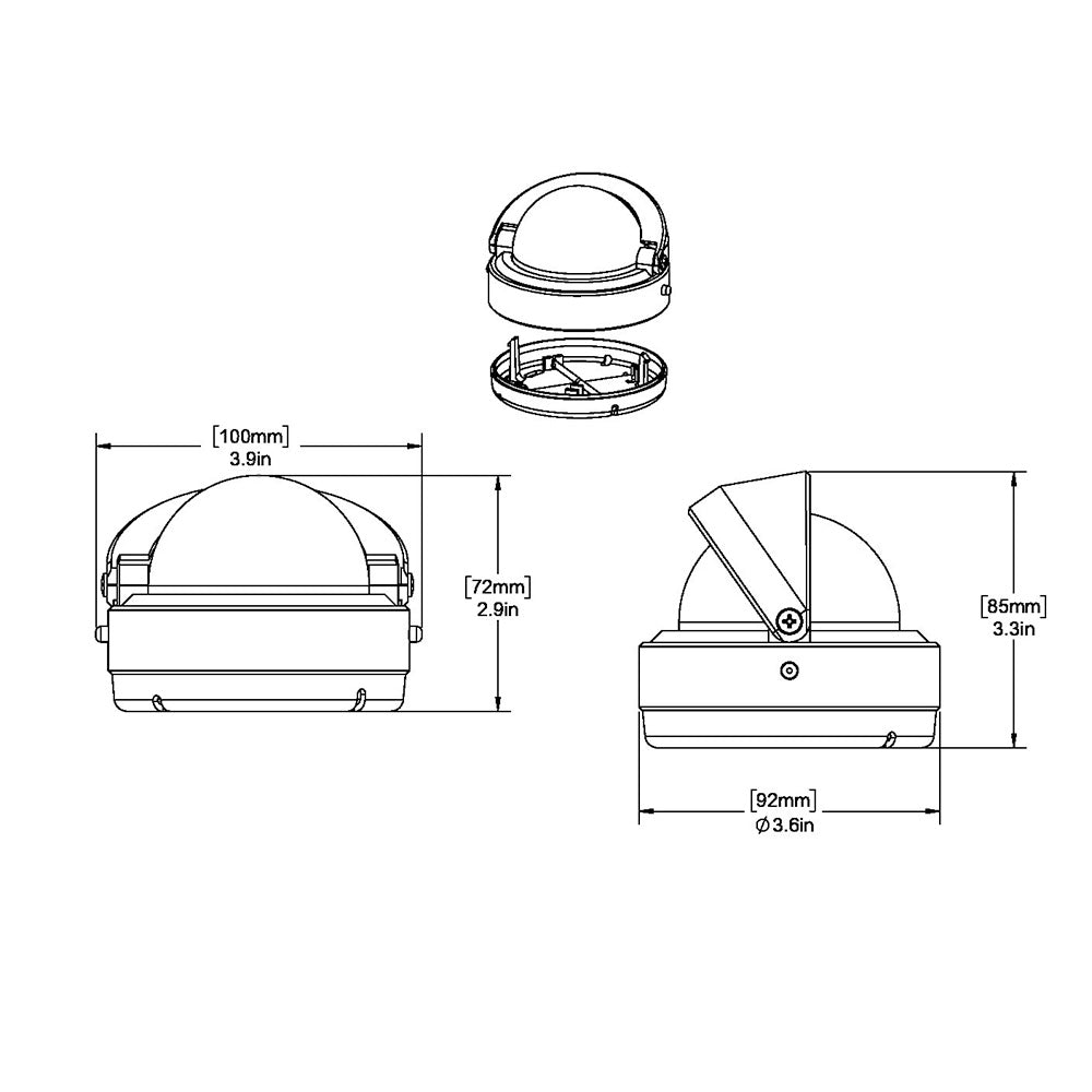 Tri-Water Marine | Ritchie RA-93 RitchieAngler Compass - Surface Mount - Gray [RA-93]