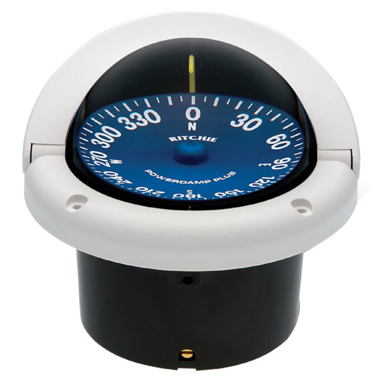 Tri-Water Marine | Ritchie SS-1002W SuperSport Compass - Flush Mount - White [SS-1002W]