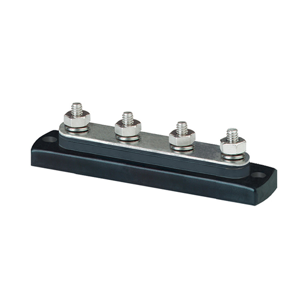 Tri-Water Marine | Blue Sea 2305 MiniBus 100 Ampere Common BusBar 4 x 10-32 Stud Terminal [2305]