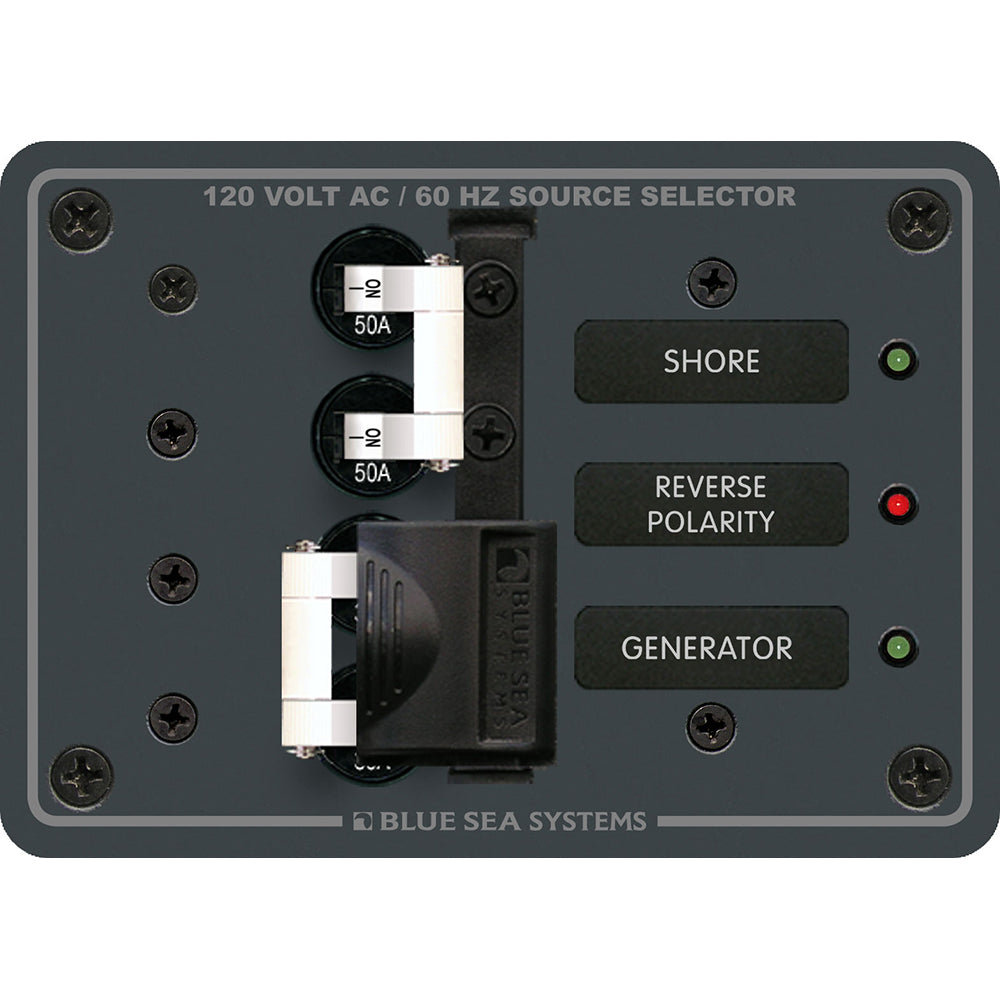 Tri-Water Marine | Blue Sea 8061 AC Toggle Source Selector 120V AC - 50AMP [8061]