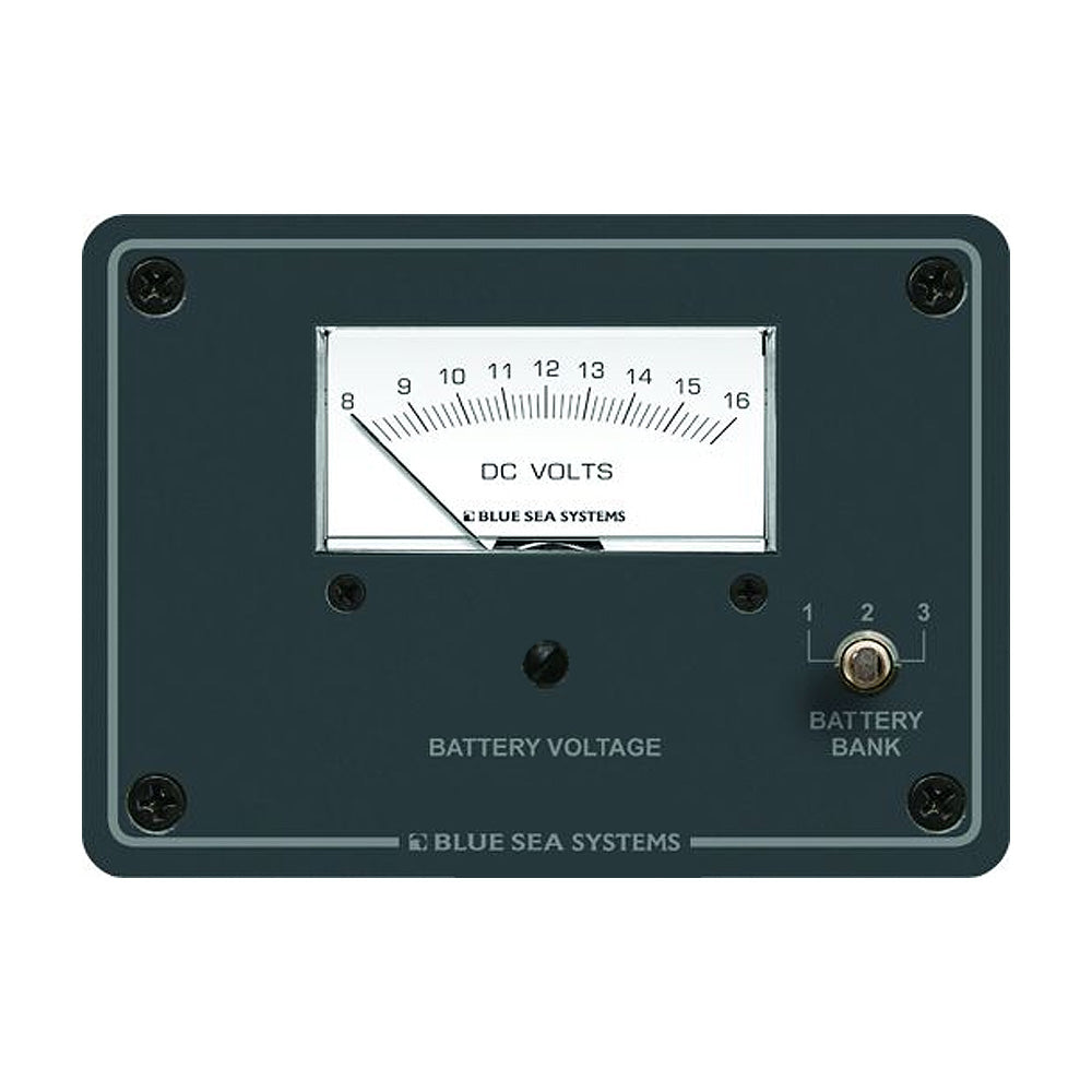 Tri-Water Marine | Blue Sea 8015 DC Analog Voltmeter w/Panel [8015]