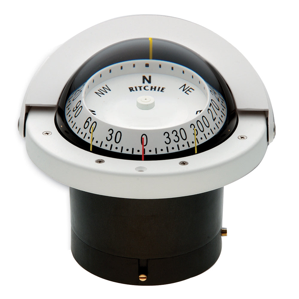 Tri-Water Marine | Ritchie FNW-203 Navigator Compass - Flush Mount - White [FNW-203]