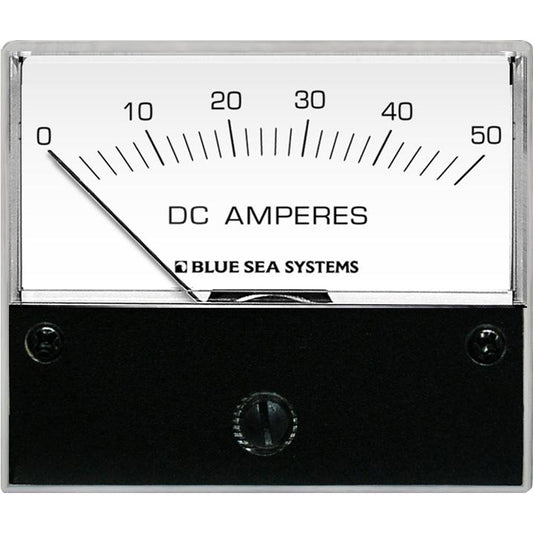 Tri-Water Marine | Blue Sea 8022 DC Analog Ammeter - 2-3/4 Face, 0-50 AMP DC [8022]