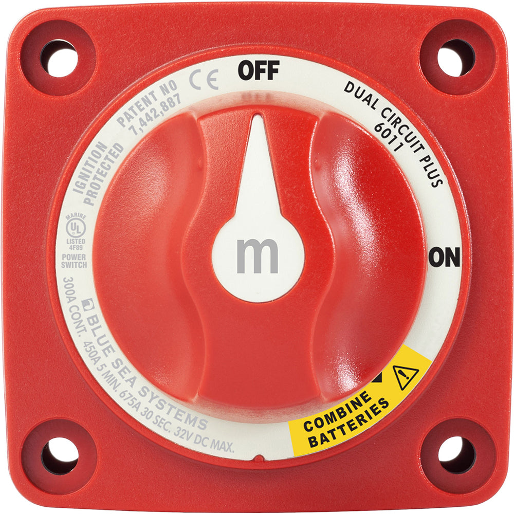 Tri-Water Marine | Blue Sea 6011 m-Series (Mini) Battery Switch Dual Circuit Plus [6011]