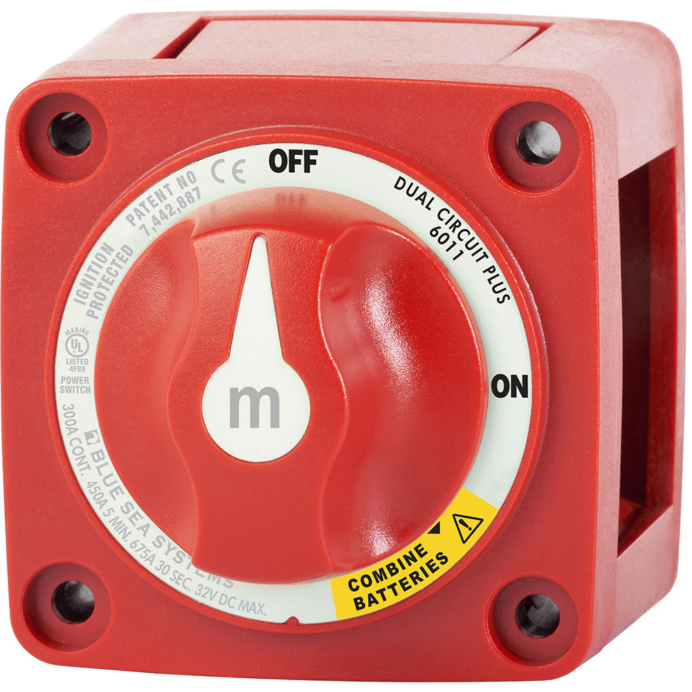 Tri-Water Marine | Blue Sea 6011 m-Series (Mini) Battery Switch Dual Circuit Plus [6011]