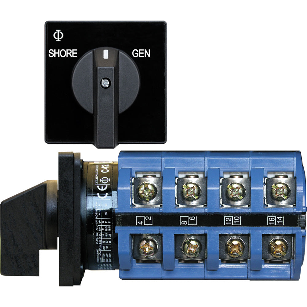 Tri-Water Marine | Blue Sea 6337 Switch, AC 120V AC 30A OFF+2 Position [6337]