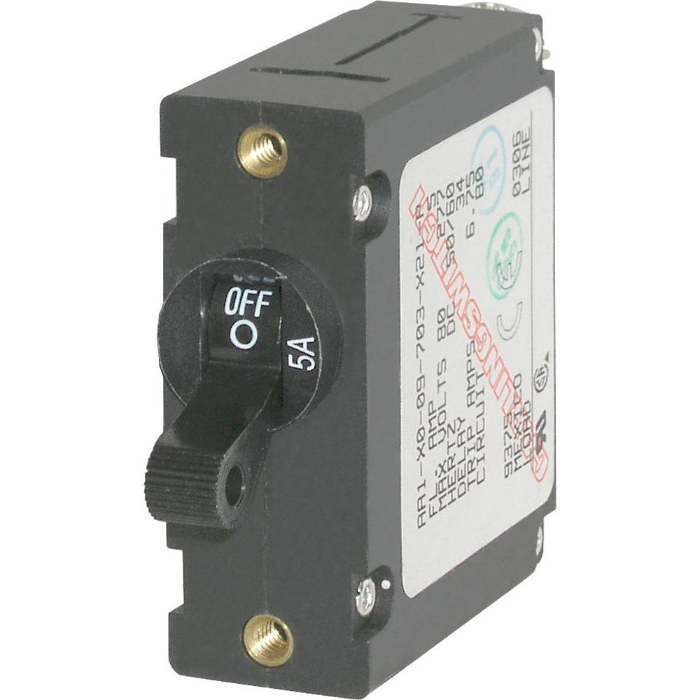 Tri-Water Marine | Blue Sea 7200 AC / DC Single Pole Magnetic World Circuit Breaker - 5 Amp [7200]