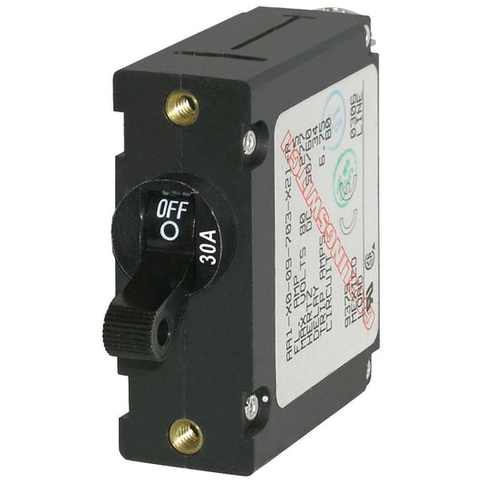 Tri-Water Marine | Blue Sea 7220 AC / DC Single Pole Magnetic World Circuit Breaker - 30 Amp [7220]