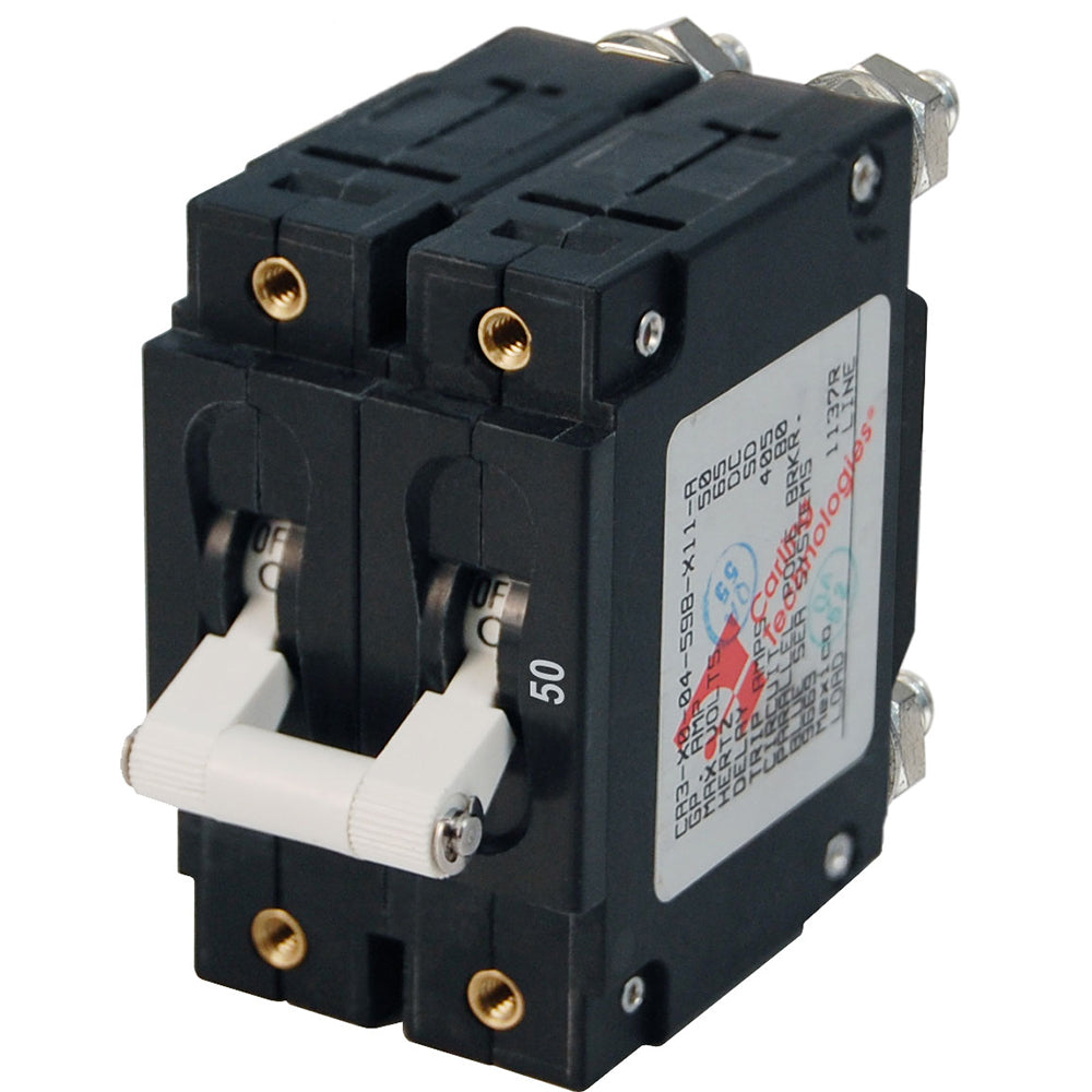 Tri-Water Marine | Blue Sea 7251 C-Series Double Pole Circuit Breaker - 50A [7251]