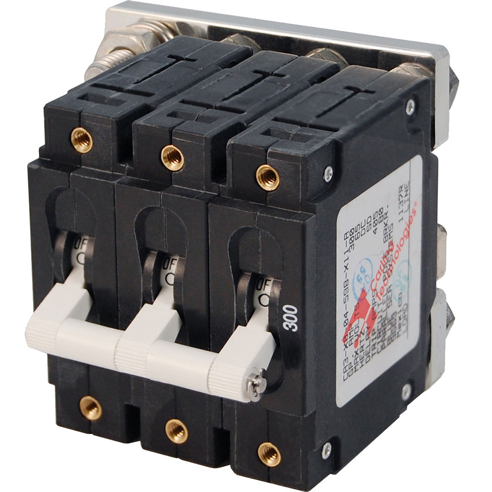 Tri-Water Marine | Blue Sea 7271 300A C-Series Triple Pole Toggle DC Circuit Breaker [7271]