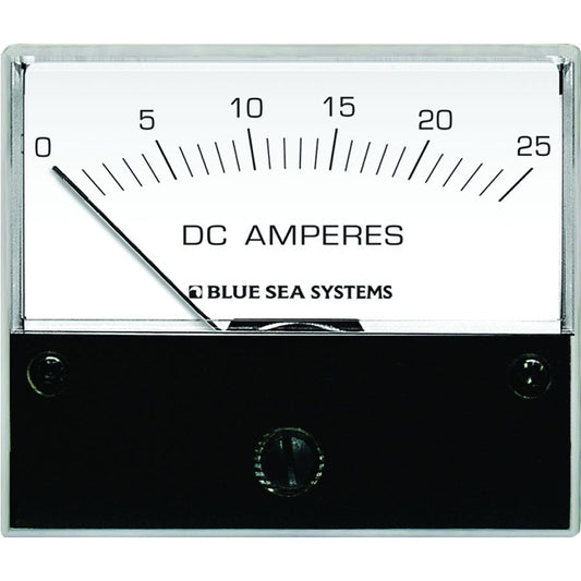 Tri-Water Marine | Blue Sea 8005 DC Analog Ammeter - 2-3/4" Face, 0-25 Amperes DC [8005]