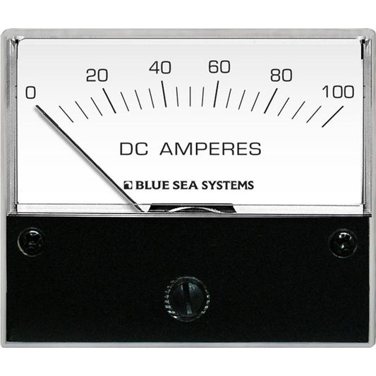 Tri-Water Marine | Blue Sea 8017 DC Analog Ammeter - 2-3/4" Face, 0-100 Amperes DC [8017]