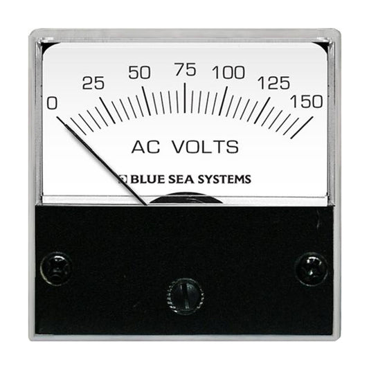 Tri-Water Marine | Blue Sea 8244 AC Analog Micro Voltmeter - 2" Face, 0-150 Volts AC [8244]