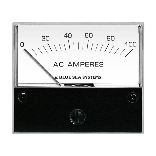 Tri-Water Marine | Blue Sea 8258 AC Analog Ammeter - 2-3/4" Face, 0-100 Amperes AC [8258]