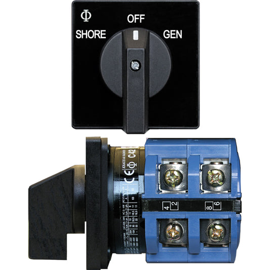 Tri-Water Marine | Blue Sea 9011 Switch, AV 120VAC 65A OFF +2 Positions [9011]