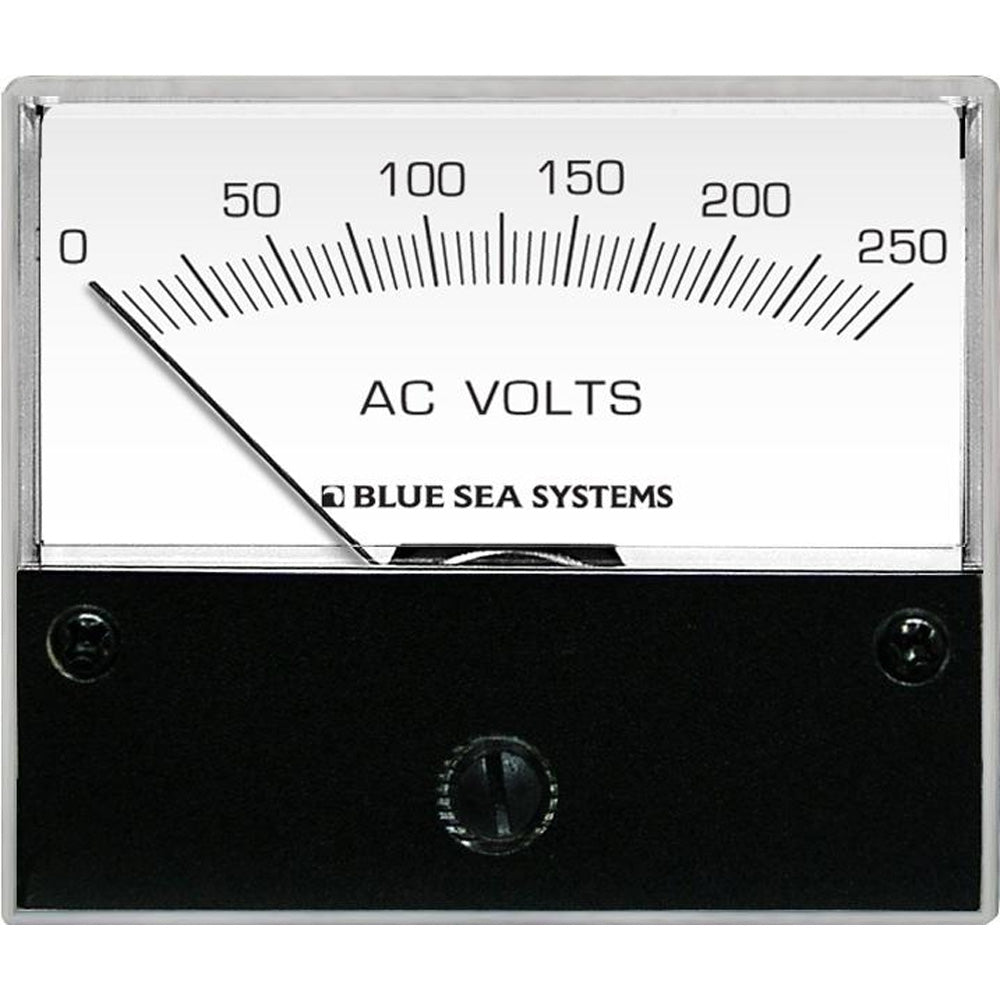 Tri-Water Marine | Blue Sea 9354 AC Analog Voltmeter 0-250 Volts AC [9354]